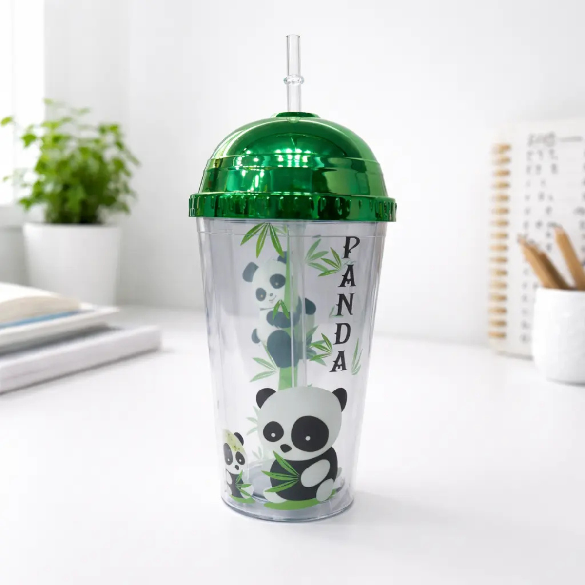 Green Color of Panda Sipper - Tinyminymo
