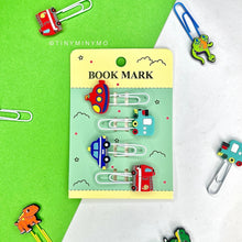Load image into Gallery viewer, Transport Paper Clip Bookmark - Tinyminymo