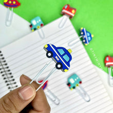 Load image into Gallery viewer, Transport Paper Clip Bookmark - Tinyminymo