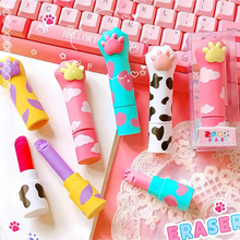Load image into Gallery viewer, Paw Lipstick Eraser - Tinyminymo