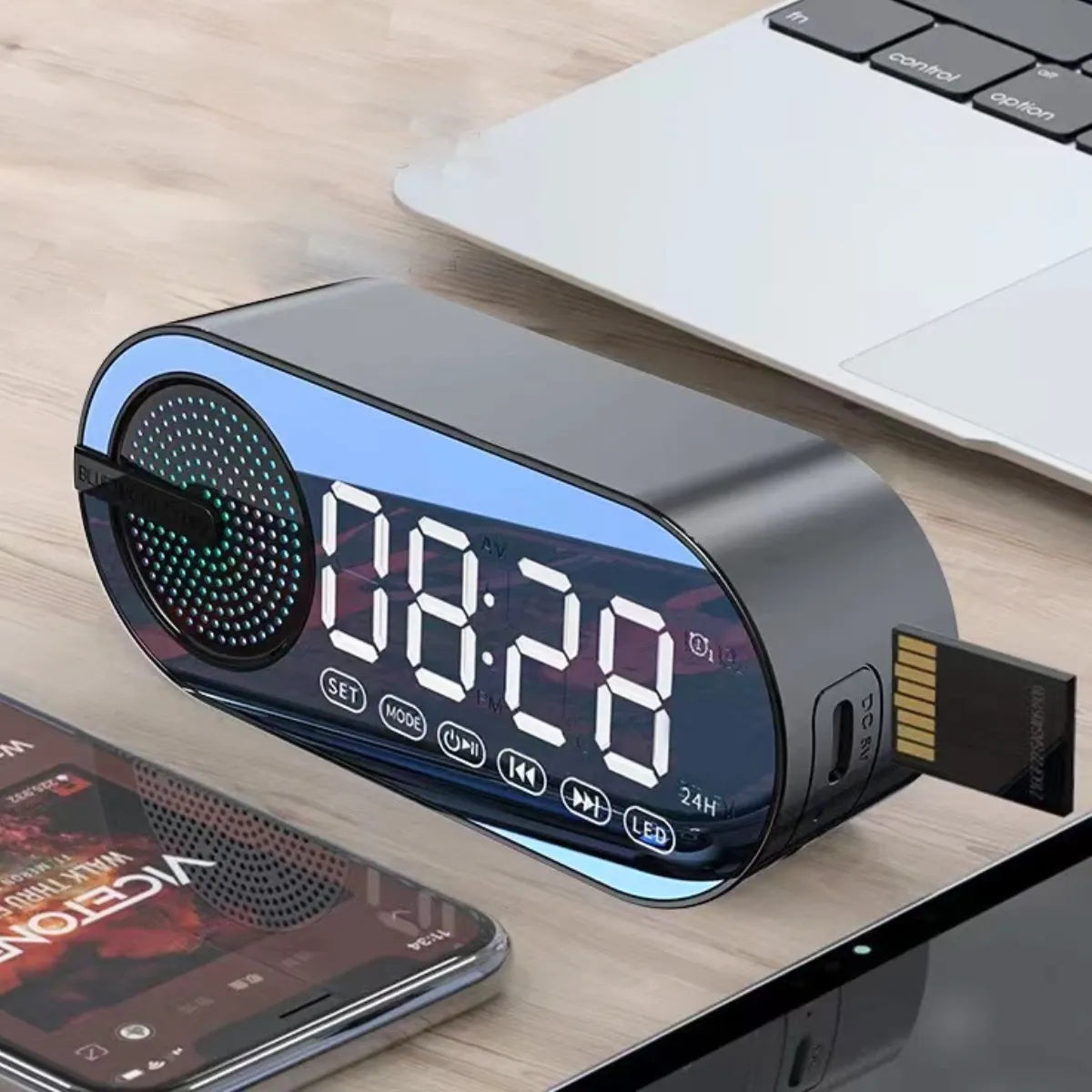 Digital clock with SD Card - Tinyminymo