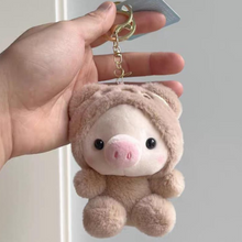 Load image into Gallery viewer, Plush Animal Cosplay 3D Keychain - Tinyminymo