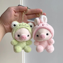 Load image into Gallery viewer, Plush Animal Cosplay 3D Keychain - Tinyminymo