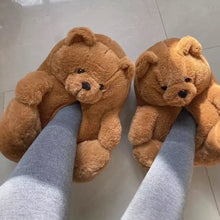 Load image into Gallery viewer, Plush Bear Slipper - Tinyminymo