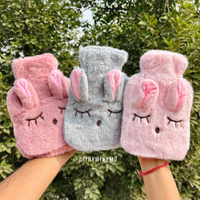 Load image into Gallery viewer, Plush Bunny Mini Hot Water Bag- Tinyminymo