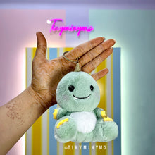 Load image into Gallery viewer, Plush Dino 3D Keychain - Tinyminymo