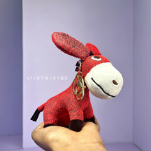 Load image into Gallery viewer, Plush Donkey Keychain - Tinyminymo