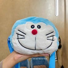 Load image into Gallery viewer, Plush Doraemon Sling Bag - Tinyminymo