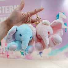 Load image into Gallery viewer, Plush Elephant 3D Keychain - Tinyminymo