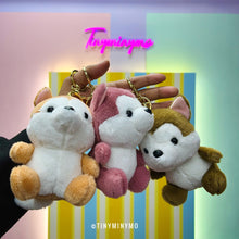 Load image into Gallery viewer, Plush Husky 3D Keychain - Tinyminymo
