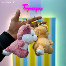 Load image into Gallery viewer, Plush Husky 3D Keychain - Tinyminymo