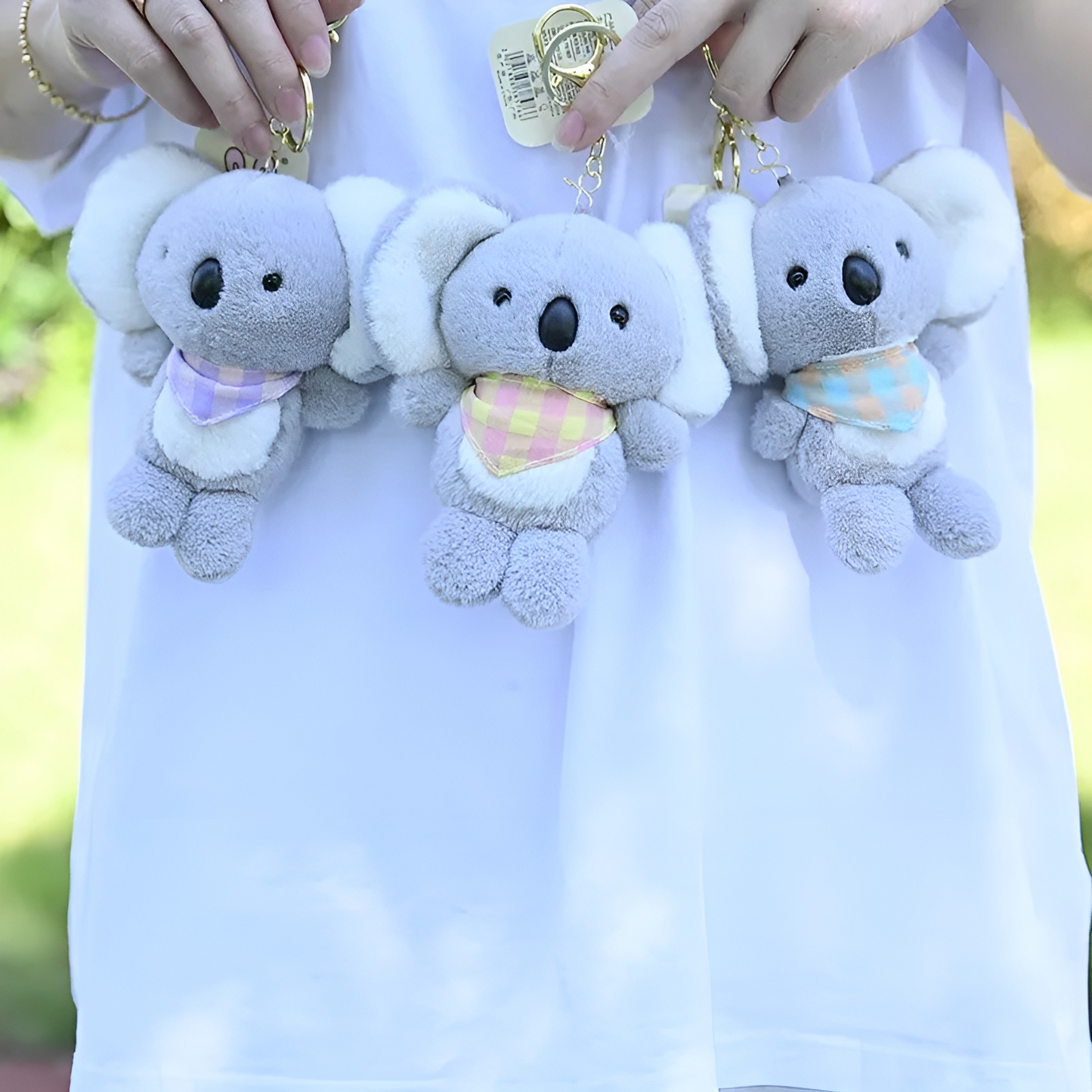 Plush Koala Bear 3D Keychain - Tinyminymo