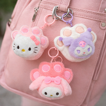 Load image into Gallery viewer, All Designs of Kuromi Fluffy Keychains - Tinyminymo