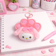 Load image into Gallery viewer, My Melody Fluffy Keychain - Tinyminymo