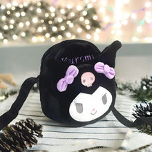 Load image into Gallery viewer, Plush Kuromi Sling Bag - Tinyminymo