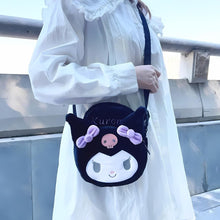 Load image into Gallery viewer, Plush Kuromi Sling Bag - Tinyminymo
