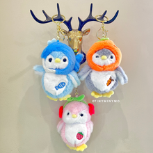 Load image into Gallery viewer, Plush Penguin 3D Keychain - Tinyminymo