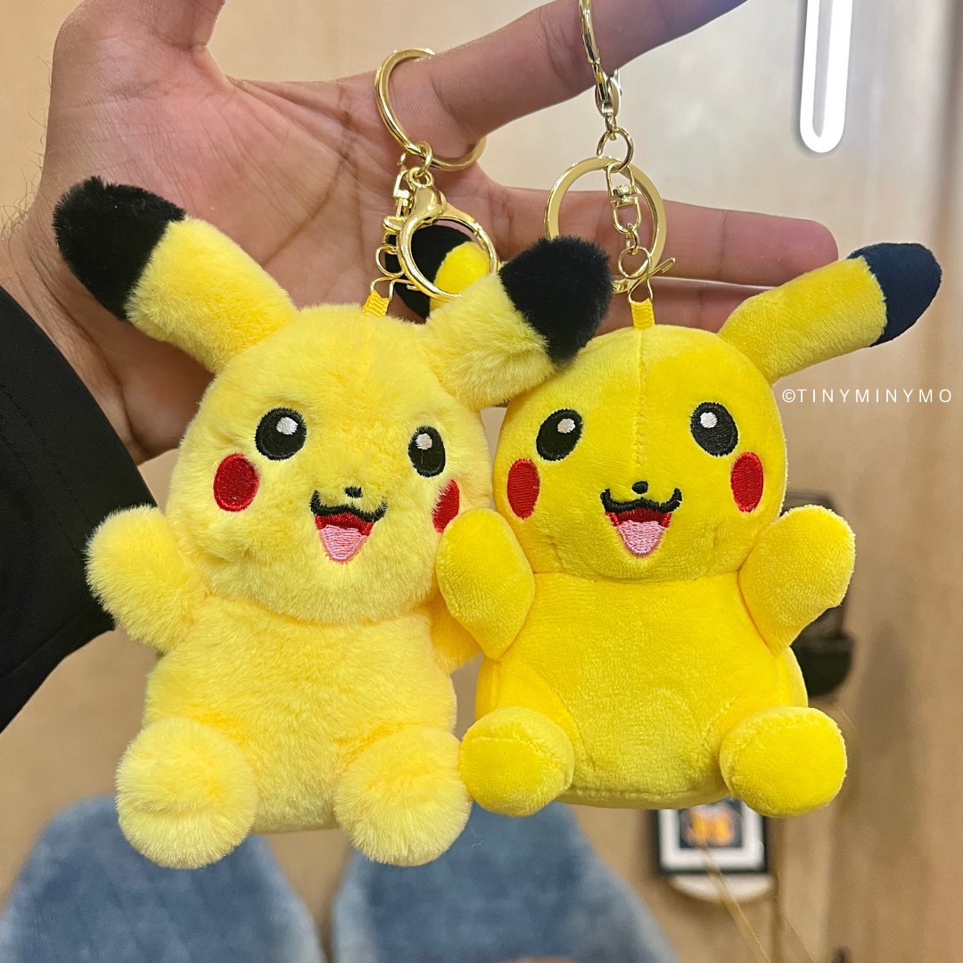 Plush Pikachu 3D Keychain - Tinyminymo