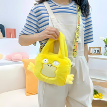 Load image into Gallery viewer, Plush Psyduck Handbag cum Sling Bag - Tinyminymo