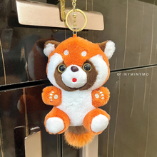 Load image into Gallery viewer, Plush Raccoon 3D Keychain - Tinyminymo