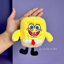 Load image into Gallery viewer, Plush SpongeBob 3D Keychain - Tinyminymo