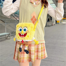 Load image into Gallery viewer, Plush Spongebob Sling Bag - Tinyminymo