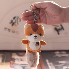 Load image into Gallery viewer, Plush Squirrel 3D keychain - Tinyminymo