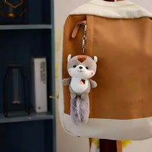 Load image into Gallery viewer, Plush Squirrel 3D keychain - Tinyminymo