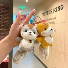 Load image into Gallery viewer, Plush Squirrel 3D keychain - Tinyminymo