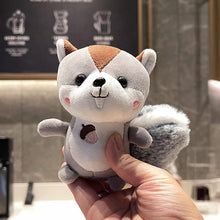 Load image into Gallery viewer, Plush Squirrel 3D keychain - Tinyminymo
