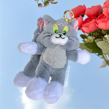 Load image into Gallery viewer, Plush Tom and Jerry 3D Keychain - Tinyminymo