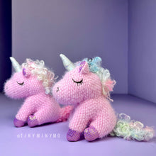 Load image into Gallery viewer, Plush Unicorn 3D Keychain - Tinyminymo