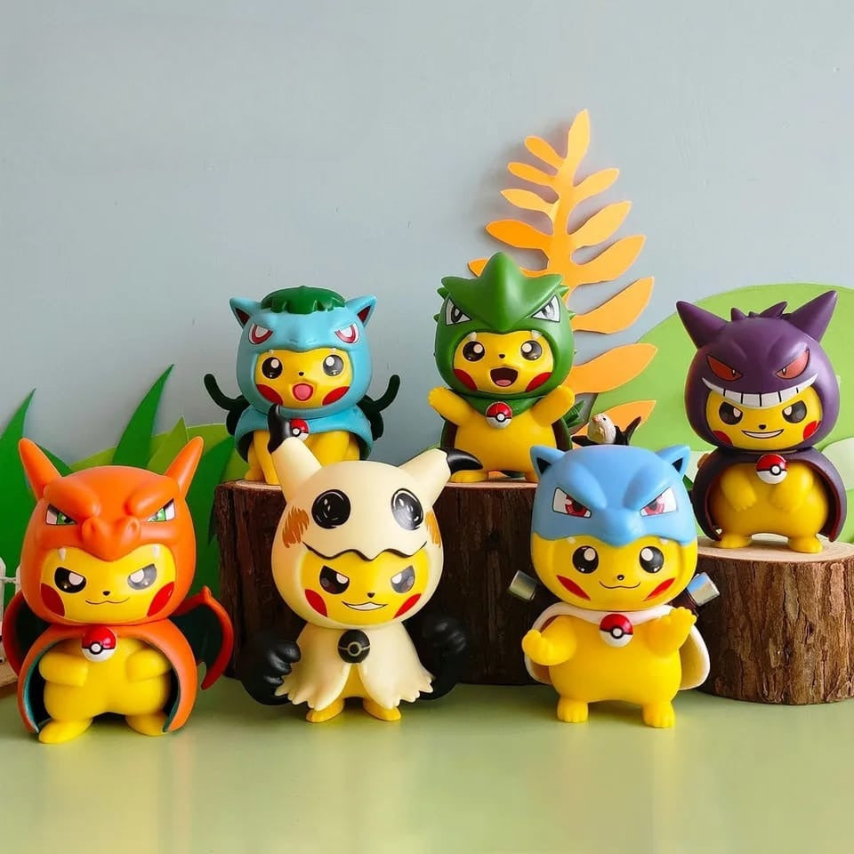 Pokemon Cosplay Pikachu Action Figure - Tinyminymo