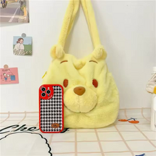 Load image into Gallery viewer, Pooh Bear Plush Handbag - Tinyminymo