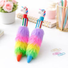 Load image into Gallery viewer, Two Rainbow Fur Pens - Tinyminymo