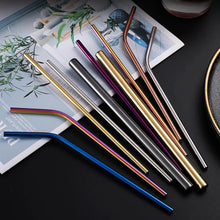 Load image into Gallery viewer, Collection of Colorful Metal Straws - Tinyminymo
