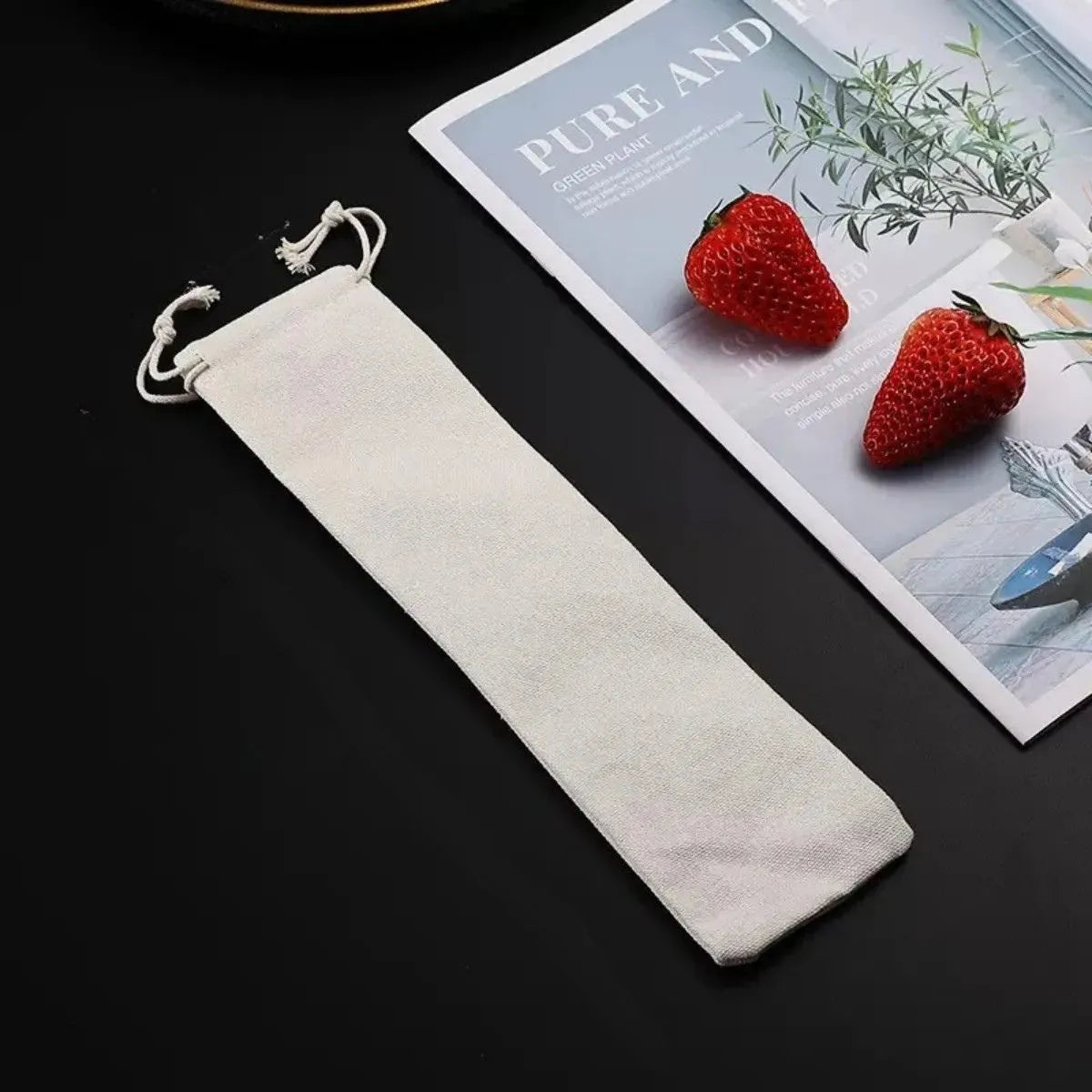 Pouch to Keep Metal Straws - Tinyminymo