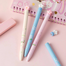 Load image into Gallery viewer, Three Sakura Gel Pen on a Pink background - Tinyminymo