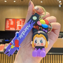 Load image into Gallery viewer, Sanrio Cosplay Kawaii Girl 3D Keychain - Tinyminymo