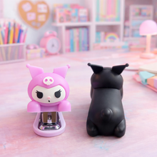 Load image into Gallery viewer, Kuromi Stapler in Purple and Black Color - Tinyminymo