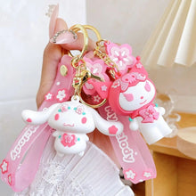 Load image into Gallery viewer, Sanrio in Sakura World 3D Keychain - Tinyminymo
