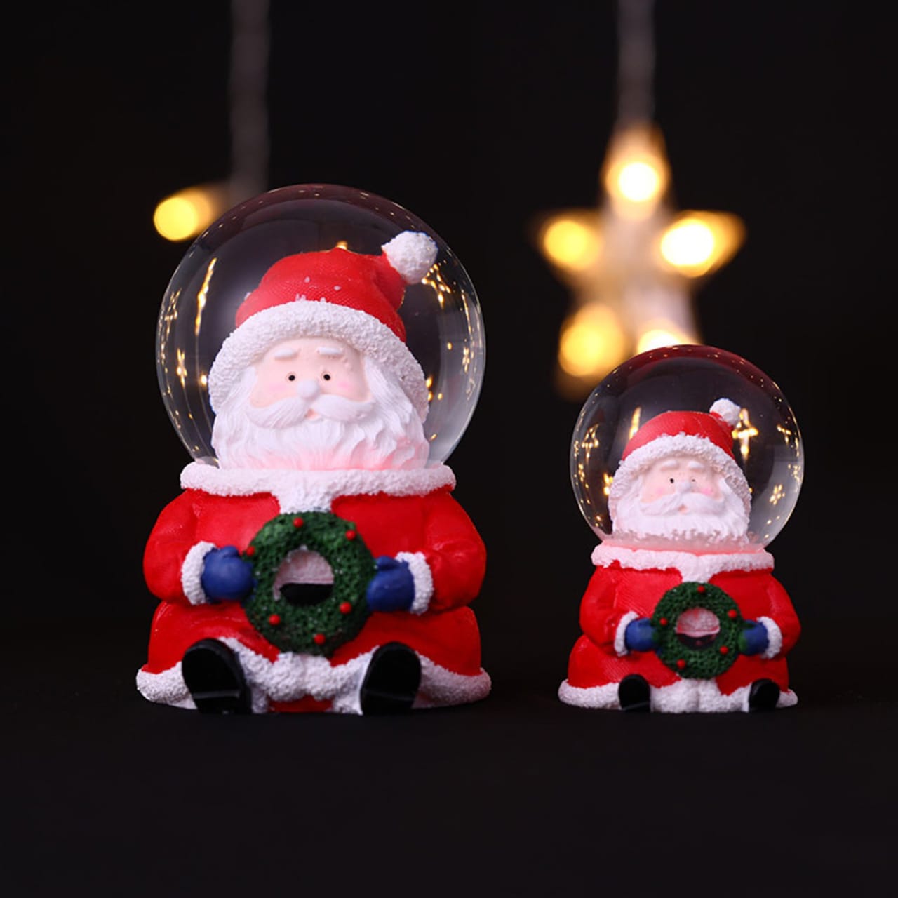 Santa Snow Globe with Light - Tinyminymo