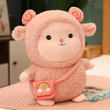 Load image into Gallery viewer, Sheep with Sling Bag Soft Toy - Tinyminymo