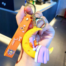 Load image into Gallery viewer, Sleeping Tom and jerry Keychain - Tinyminymo
