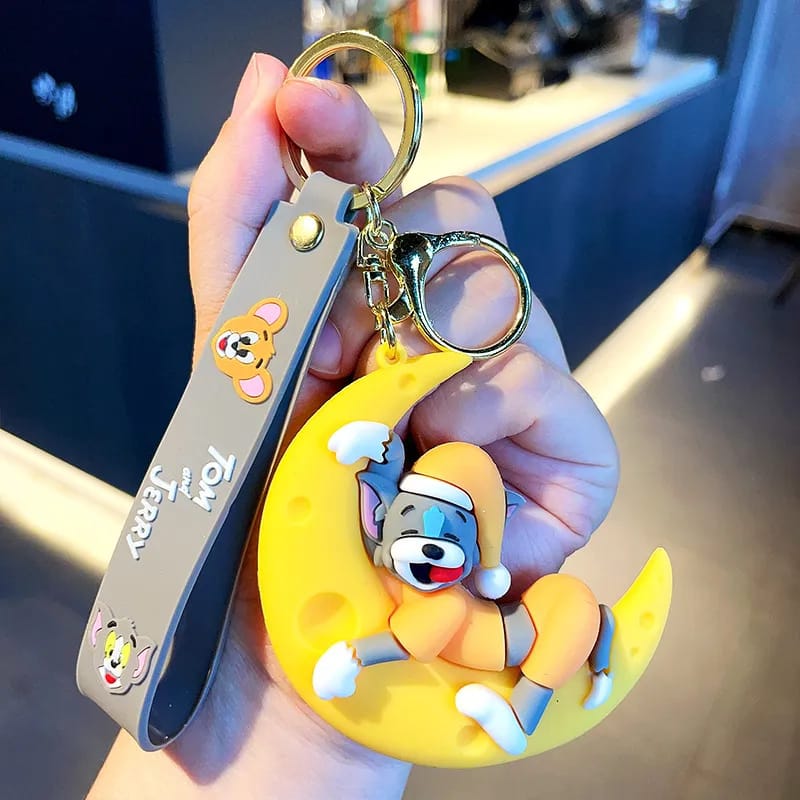 Sleeping Tom and jerry Keychain - Tinyminymo