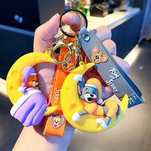 Load image into Gallery viewer, Sleeping Tom and jerry Keychain - Tinyminymo