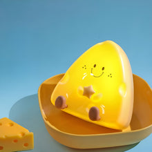 Load image into Gallery viewer, Smiling Cheese Shaped Night Light - Tinyminymo