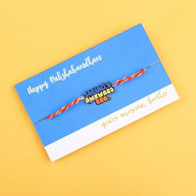 Load image into Gallery viewer, Socially Awkward Bro Metal Rakhi -Tinyminymo