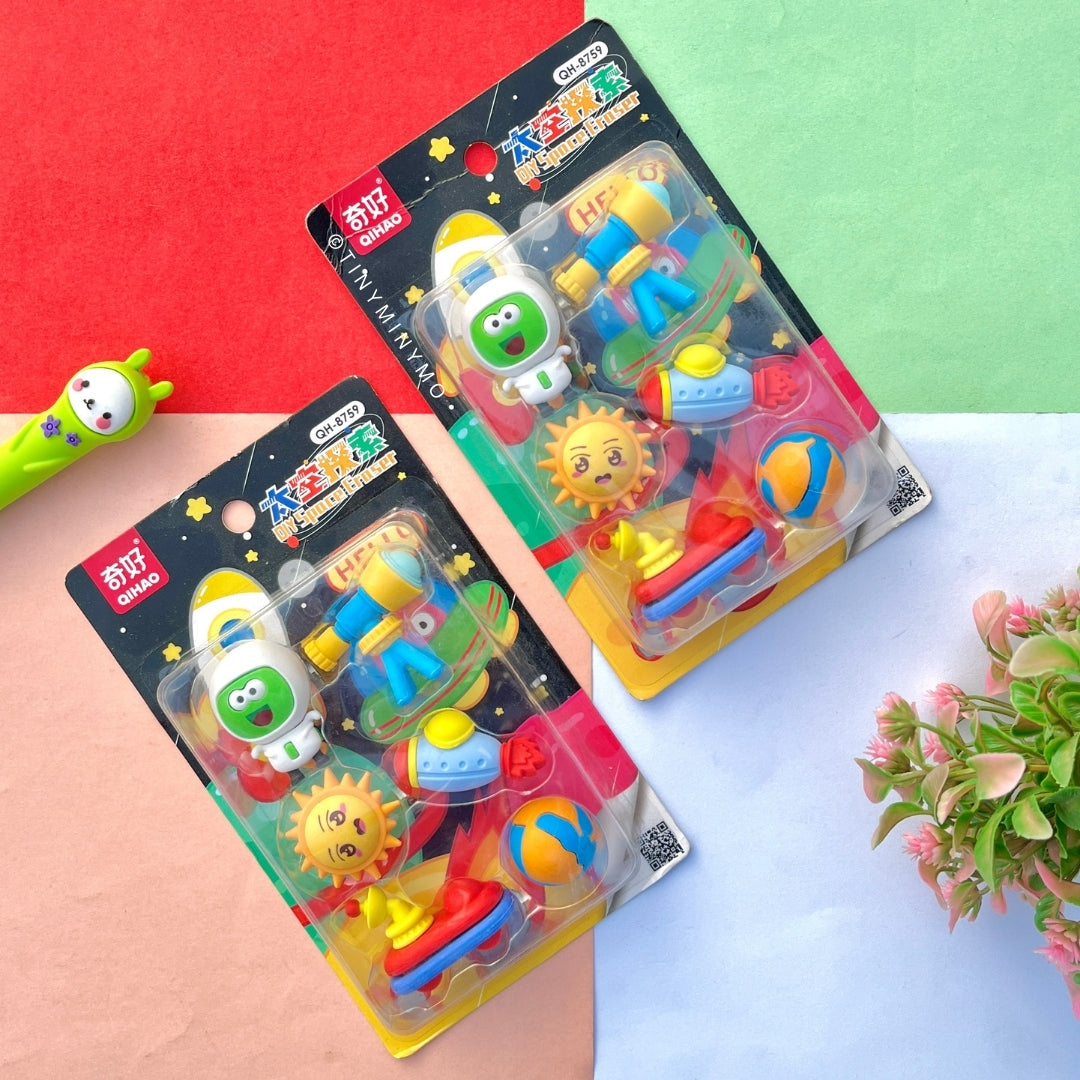 Space Eraser - Set of 6 - Tinyminymo