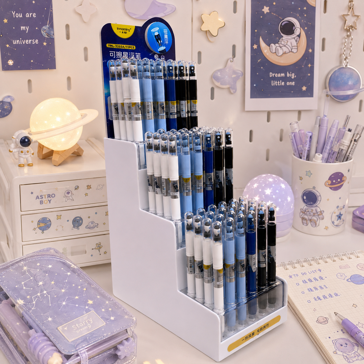 Display Stand of Space Gel Pens - Tinyminymo